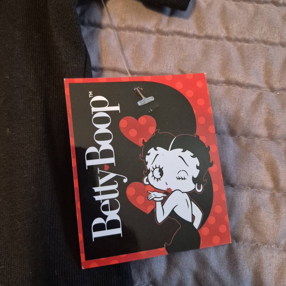 Black Graphic Tee with Cartoon Design - Picture 5 of 5